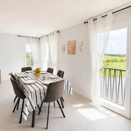 Heron Confortable Avec Belle Terrasse Vue Degagee Sur Champs 3 Parking Privatif A 900 M De La D'asnelles Et Tous Commerces, Bars Et Restaurants Pres De Bayeux Sur Plages Du Debarquement אסנלס