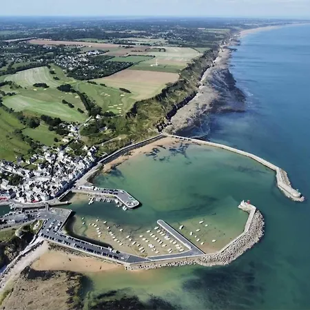 דירה Heron Confortable Avec Belle Terrasse Vue Degagee Sur Champs 3 Parking Privatif A 900 M De La D'asnelles Et Tous Commerces, Bars Et Restaurants Pres De Bayeux Sur Plages Du Debarquement